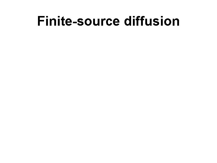 Finite-source diffusion 