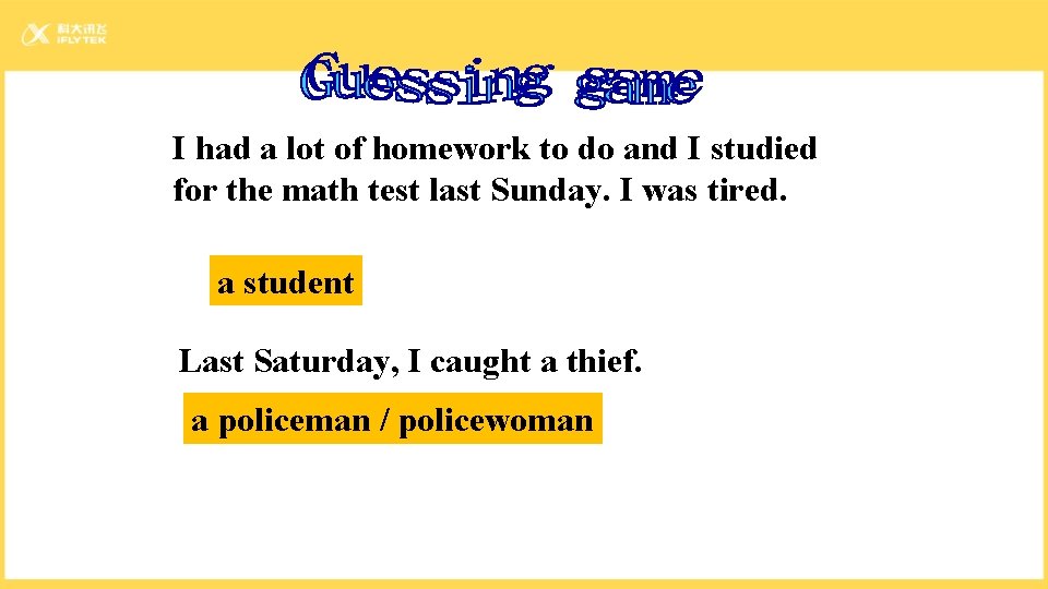 I had a lot of homework to do and I studied for the math