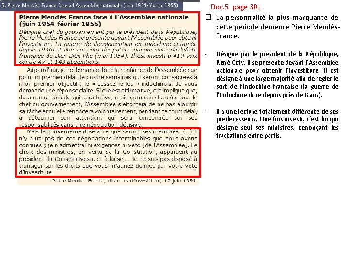 Doc. 5 page 301 q La personnalité la plus marquante de cette période demeure