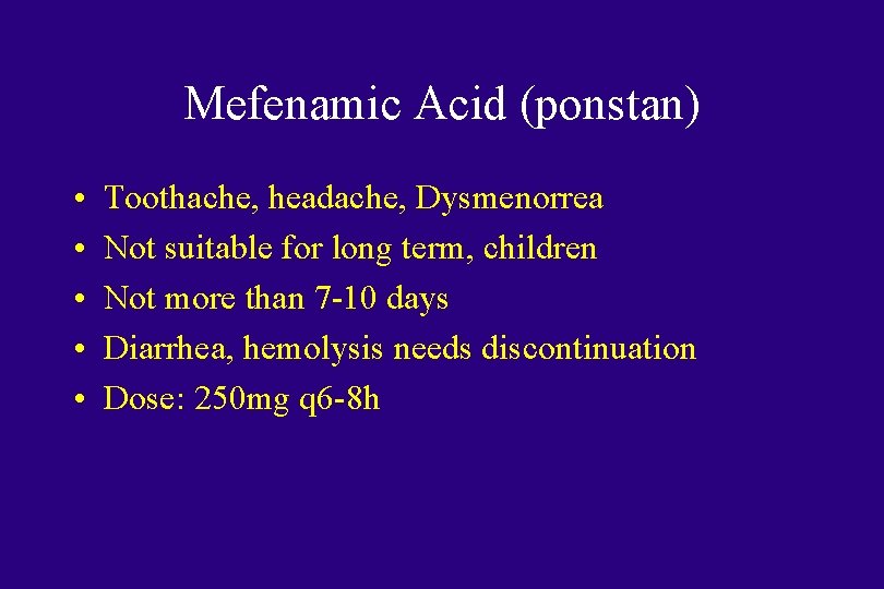 Nonsteroidal Antiinflammatory Drugs Presented By Dr Hajhashemi Other