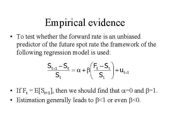 International Parity Conditions CIP Part III Illustration of