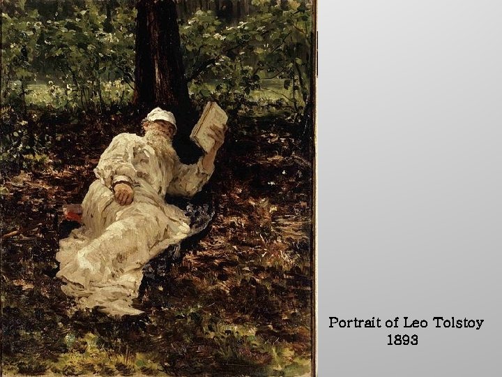 Portrait of Leo Tolstoy 1893 
