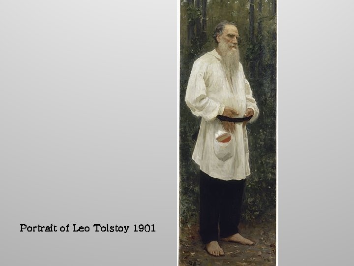 Portrait of Leo Tolstoy 1901 