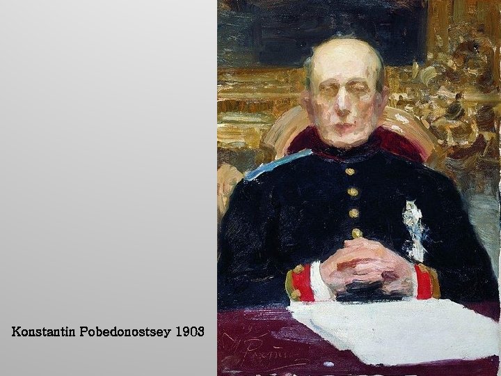 Konstantin Pobedonostsey 1903 