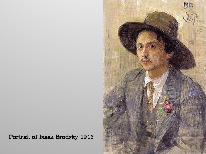 Portrait of Isaak Brodsky 1913 