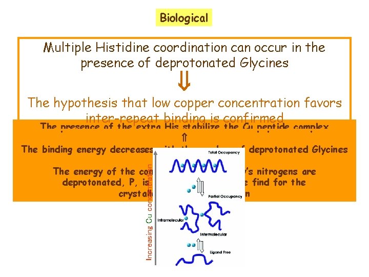 Biological Multiple Histidine coordination can occur in the presence of deprotonated Glycines The hypothesis