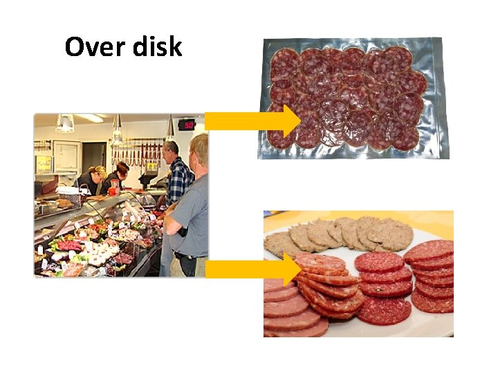 Over disk 