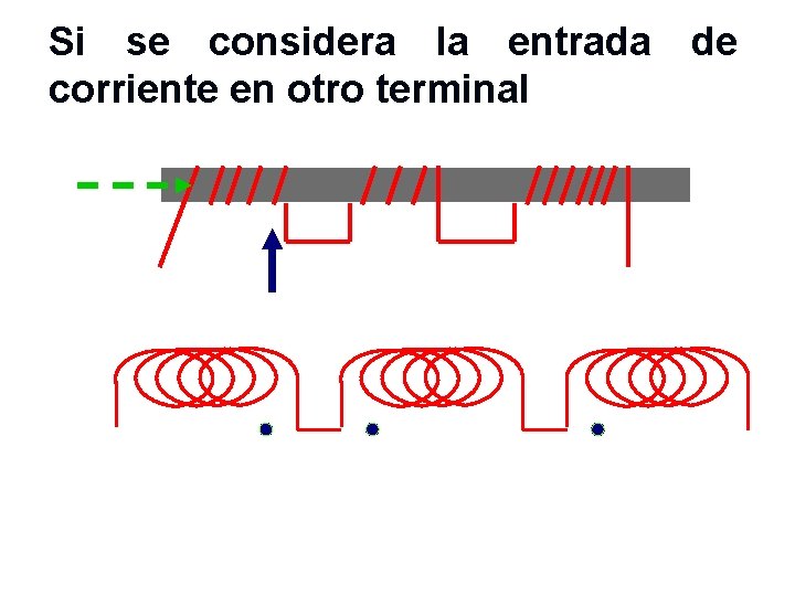 Si se considera la entrada de corriente en otro terminal 20 