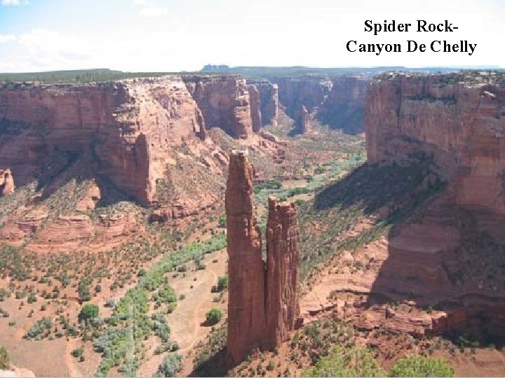 Spider Rock. Canyon De Chelly 