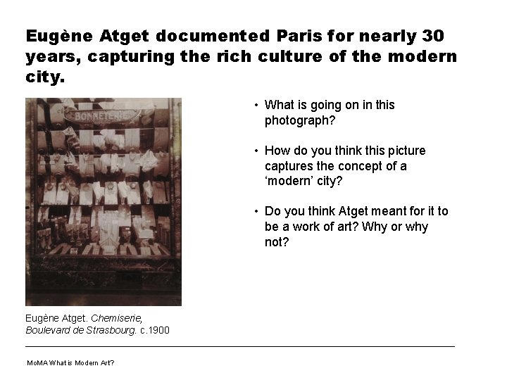Eugène Atget documented Paris for nearly 30 years, capturing the rich culture of the