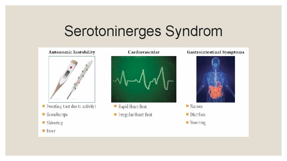 Serotoninerges Syndrom 