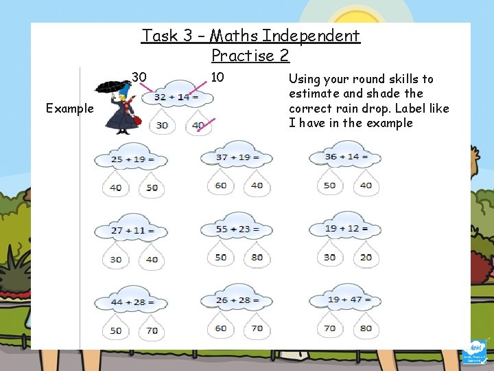 Task 3 – Maths Independent Practise 2 30 https: //www. topmarks. co. uk/maths-games/hit-the-button 10