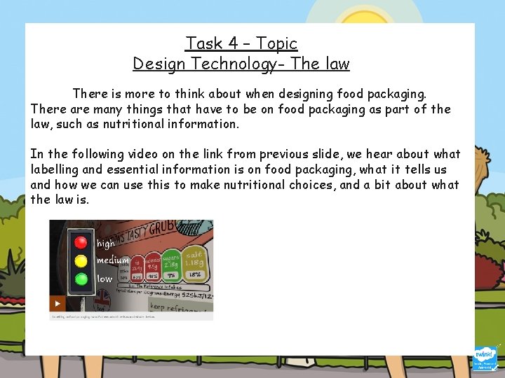 Task 4 – Topic Design Technology- The law There is more to think about