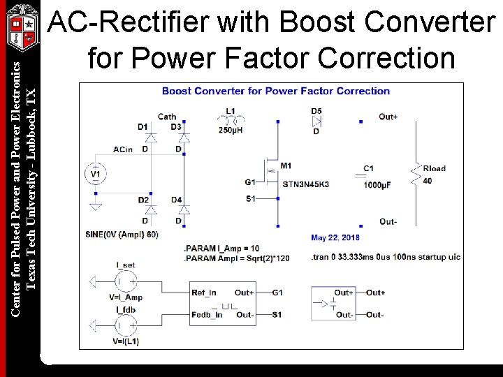 Center for Pulsed Power and Power Electronics Texas Tech University - Lubbock, TX AC-Rectifier Center for Pulsed Power and Power Electronics Texas Tech University - Lubbock, TX AC-Rectifier
