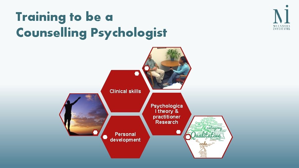 Training to be a Counselling Psychologist Clinical skills Psychologica l theory & practitioner Research Training to be a Counselling Psychologist Clinical skills Psychologica l theory & practitioner Research