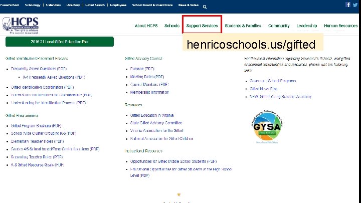 henricoschools. us/gifted 