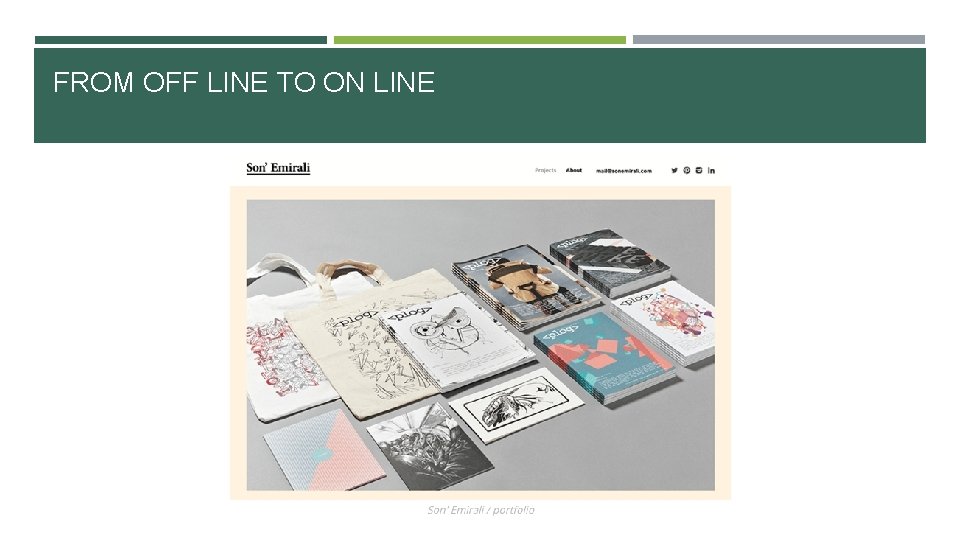 FROM OFF LINE TO ON LINE 