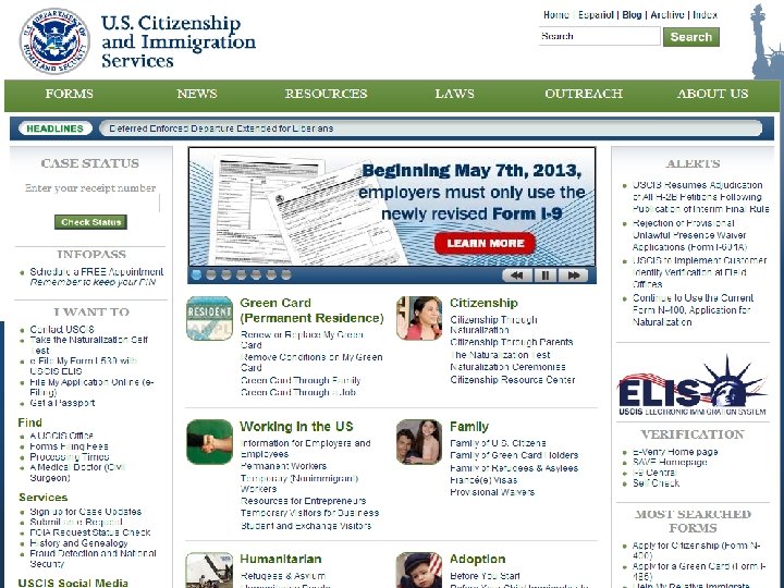 U. S. Citizenship and Immigration Services 27 