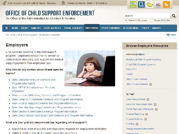 Office of Child Support Enforcement 30 