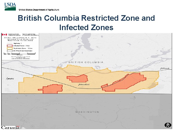 British Columbia Restricted Zone and Infected Zones 