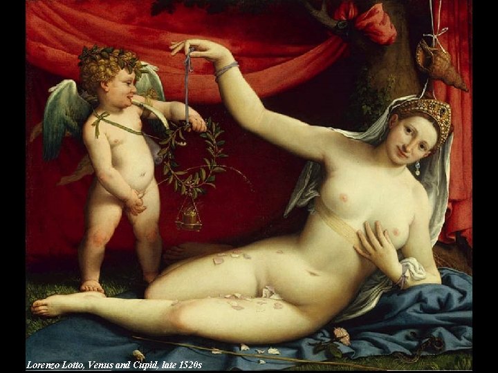 Lorenzo Lotto, Venus and Cupid, late 1520 s 