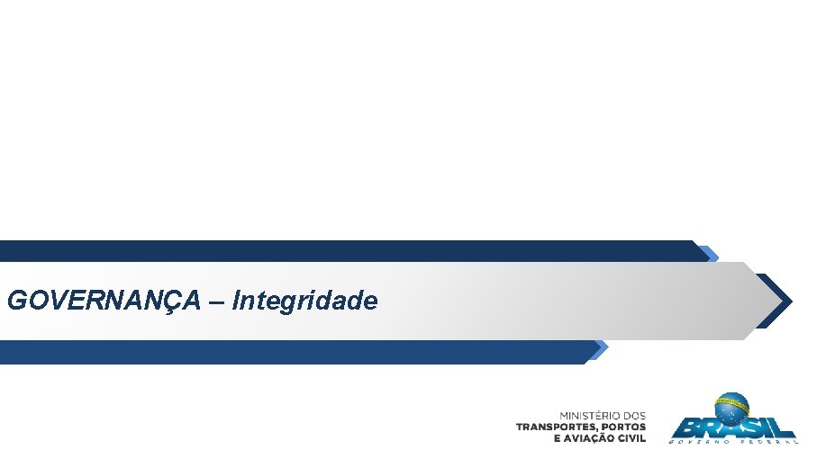 GOVERNANÇA – Integridade 