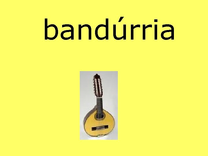 bandúrria 