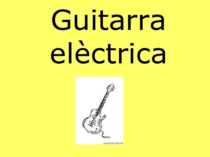 Guitarra elèctrica 