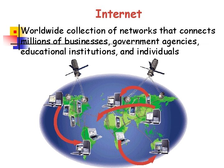Introduction to the Web and Internet and Network