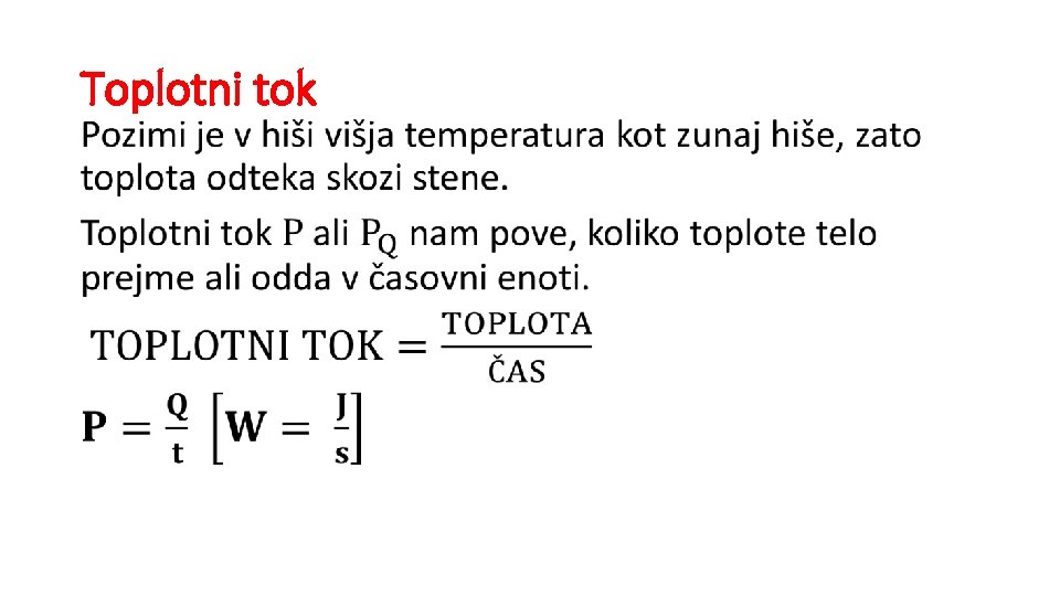 Toplotni tok • 