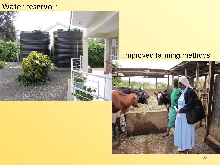Water reservoir Improved farming methods www 35 