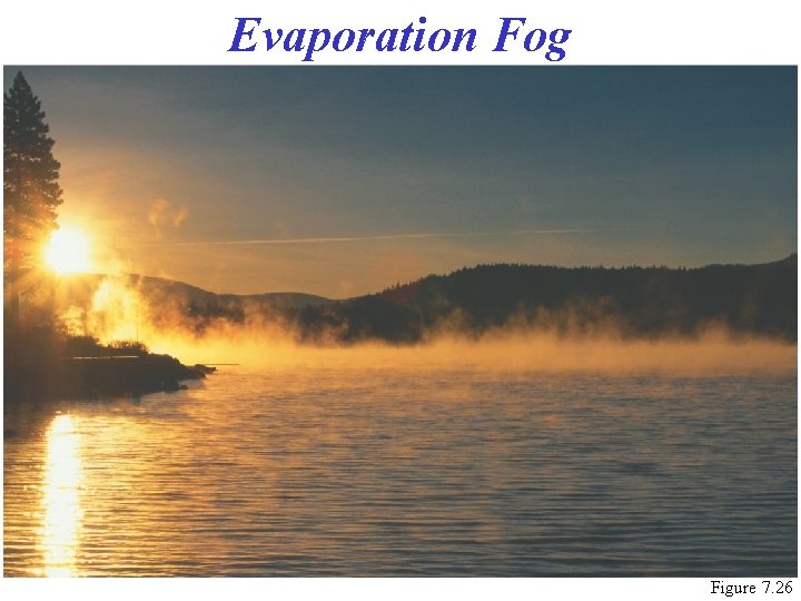 Evaporation Fog Figure 7. 26 