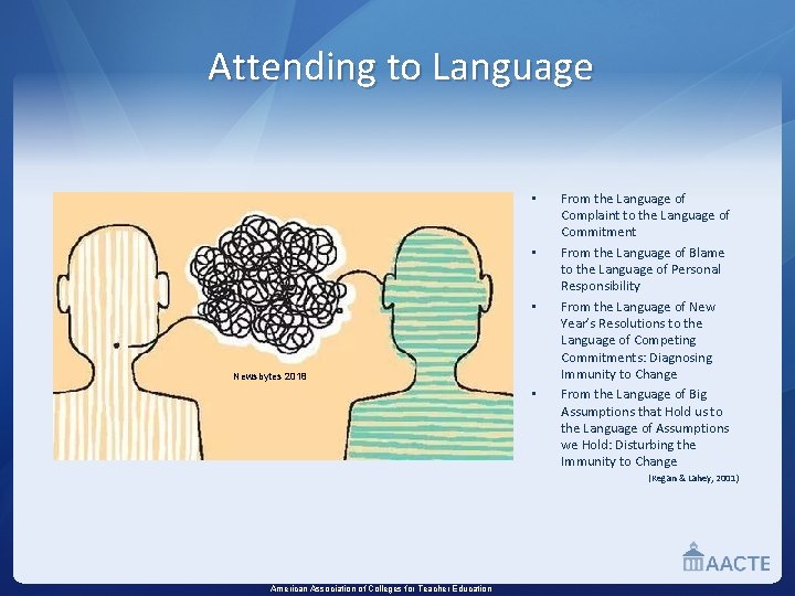 Attending to Language • • • Newsbytes 2018 • From the Language of Complaint