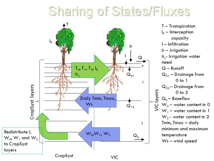 Sharing of States/Fluxes 