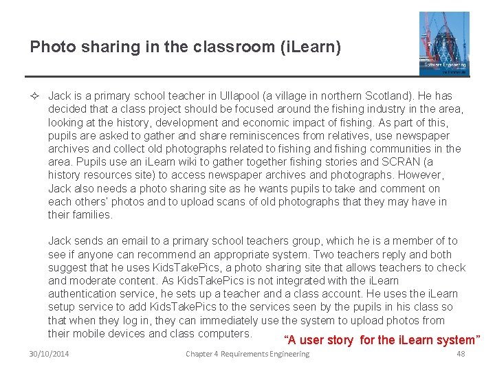 Photo sharing in the classroom (i. Learn) ² Jack is a primary school teacher