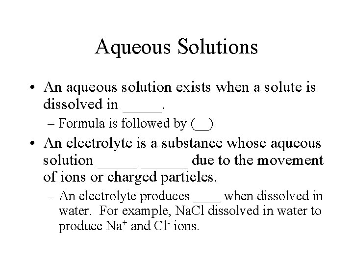 Chemical Reactions Chapter 4 The Periodic Table Review