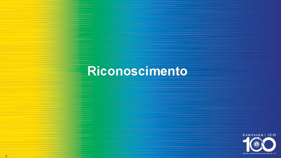 Riconoscimento 25 