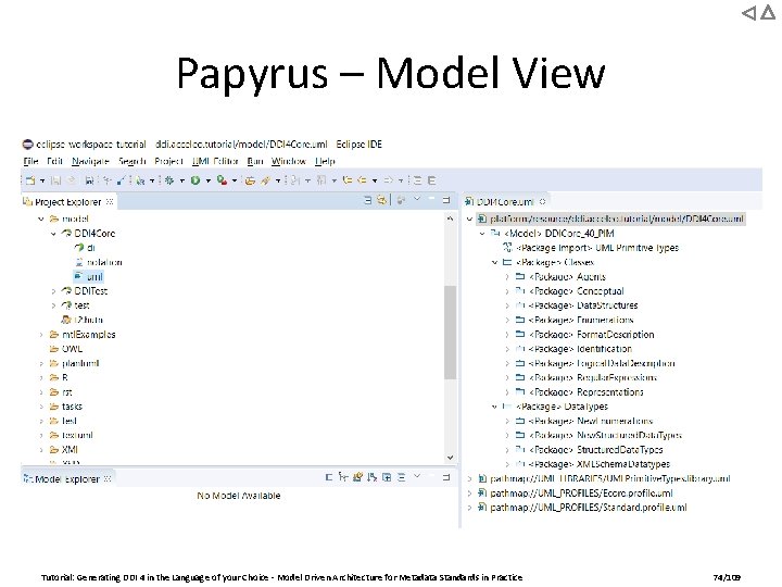 Papyrus – Model View Tutorial: Generating DDI 4 in the Language of your Choice