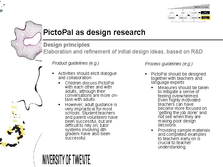 Picto. Pal as design research Design principles Elaboration and refinement of initial design ideas,