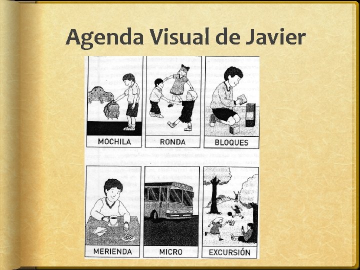Agenda Visual de Javier Agenda Visual de Javier