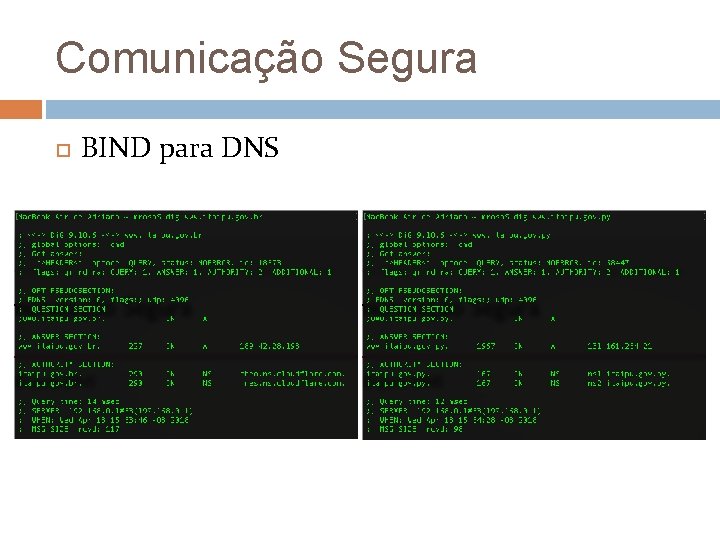 Comunicação Segura BIND para DNS 