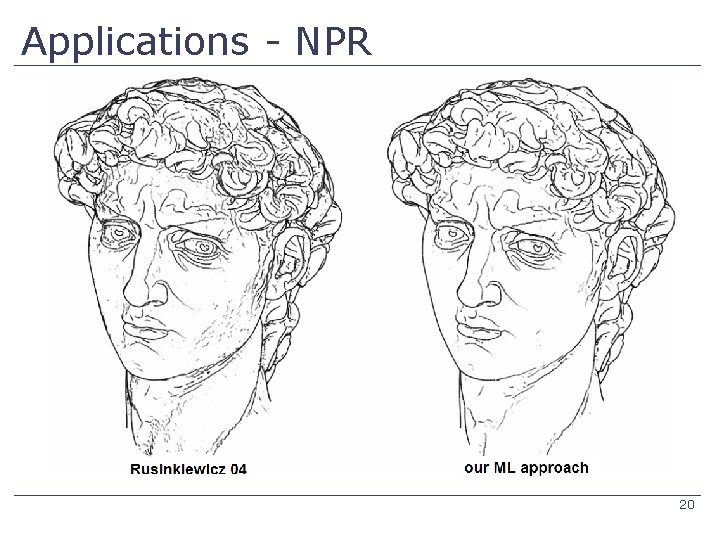 Applications - NPR 20 