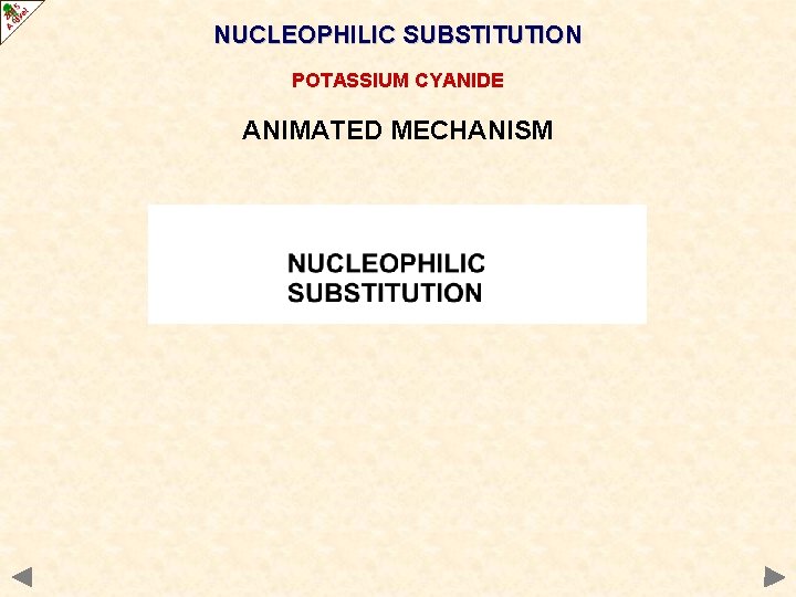 NUCLEOPHILIC SUBSTITUTION POTASSIUM CYANIDE ANIMATED MECHANISM 