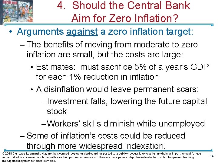 4. Should the Central Bank Aim for Zero Inflation? • Arguments against a zero
