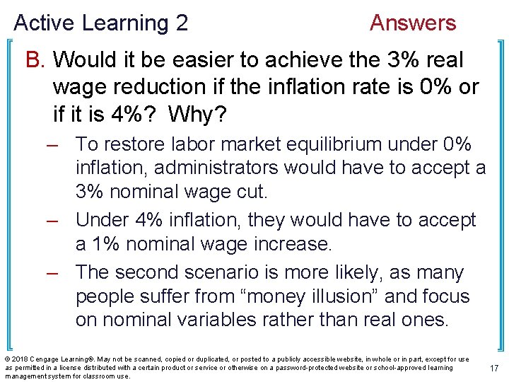 Active Learning 2 Answers B. Would it be easier to achieve the 3% real