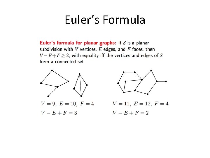 Euler’s Formula 