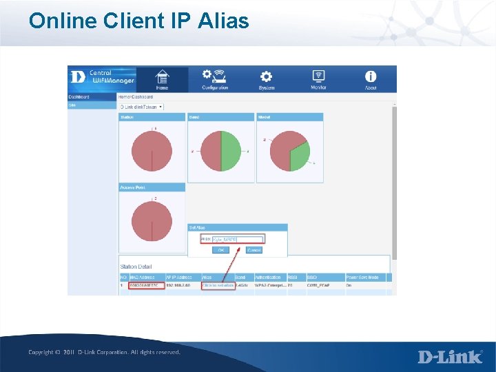 Online Client IP Alias 