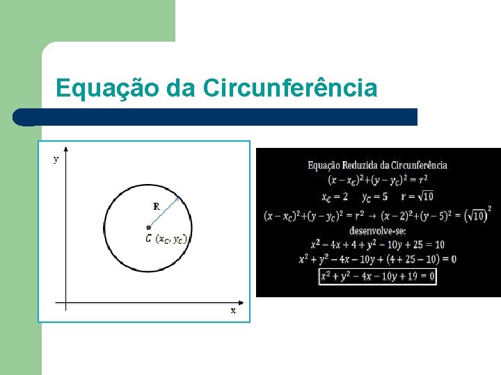 Equação da Circunferência 