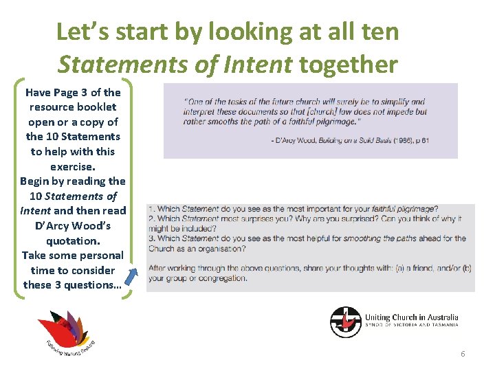 Let’s start by looking at all ten Statements of Intent together Have Page 3 Let’s start by looking at all ten Statements of Intent together Have Page 3