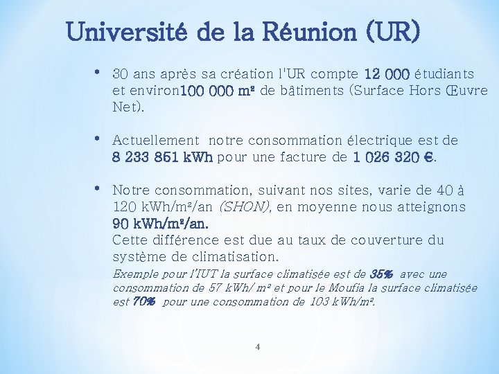 Université de la Réunion (UR) • 30 ans après sa création l'UR compte 12